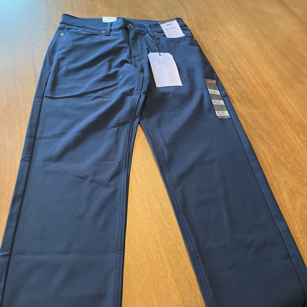 Levi's Navy Slim Tech Pants